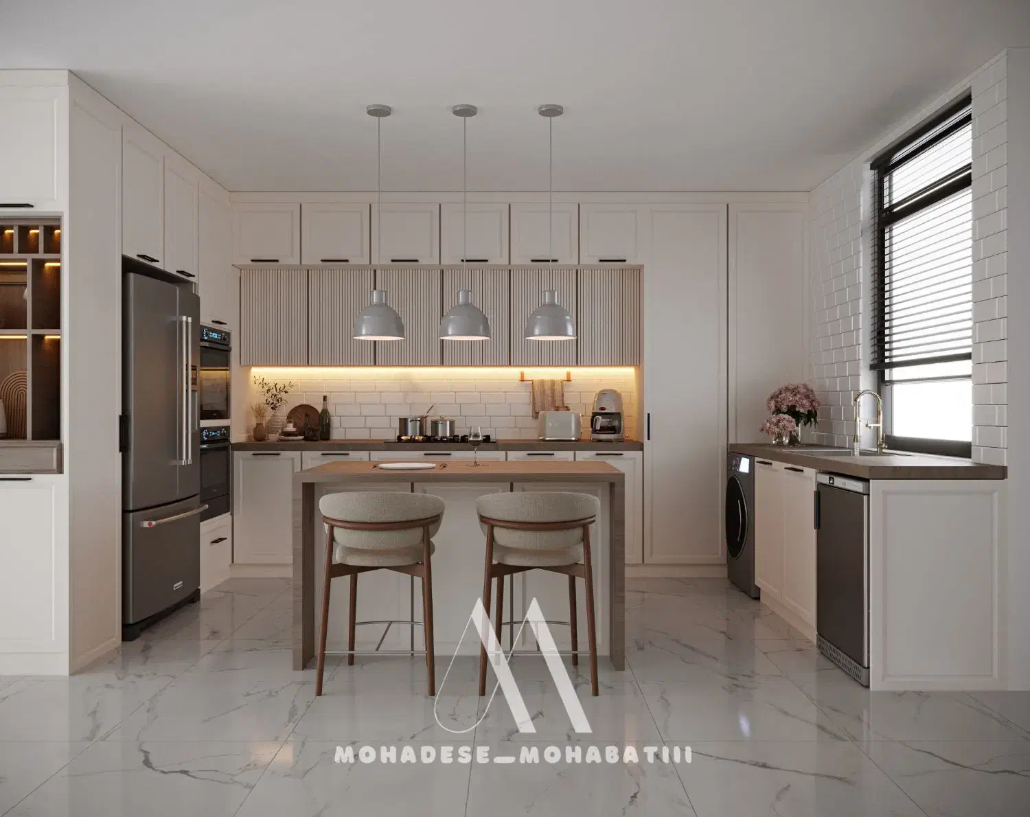 طراحی تخصصی کابینت آشپزخانه + ارائه طرح سه‌بعدی|خدمات پیشه و مهارت|رشت, خرسندی|دیوار