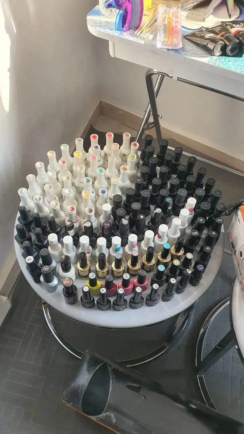 وسایل کامل کاشت و طراحی ناخن تمیز و کمکارکرد|آرایشی، بهداشتی، درمانی|شاندیز, |دیوار