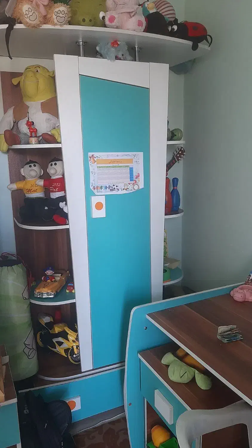 سرویس چند منظوره کودک نوجوان|تخت و سرویس خواب|شهریار, شهریار|دیوار