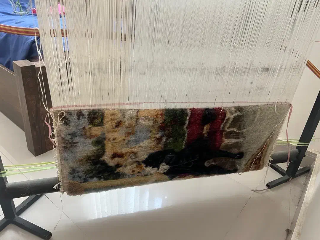 تابلوفرش نیمه کاره|تابلو فرش|مشهد, احمدآباد|دیوار