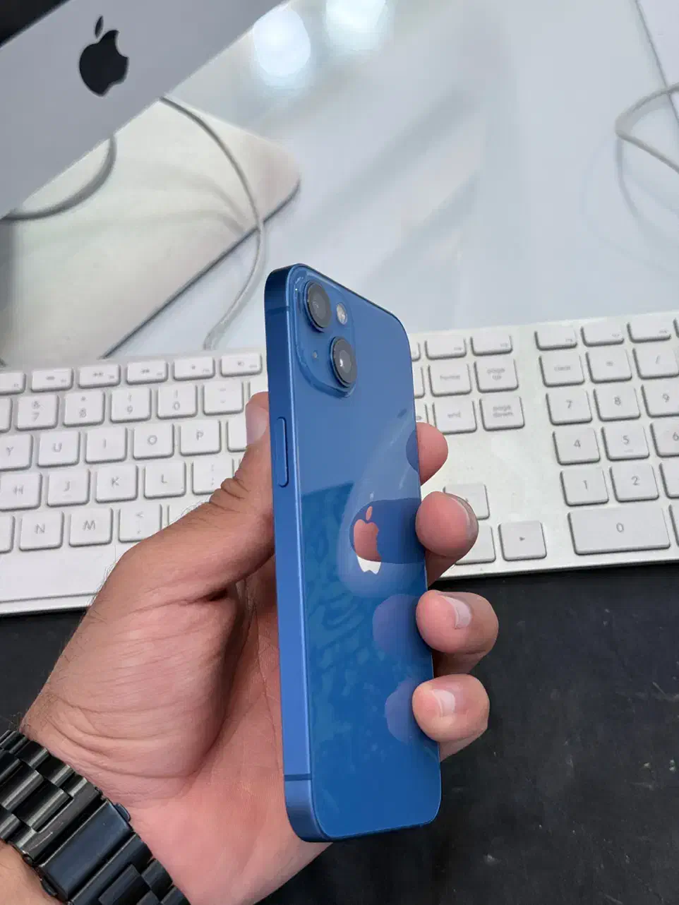 ایفون۱۳نرمال ابی|موبایل|گنبد کاووس, |دیوار