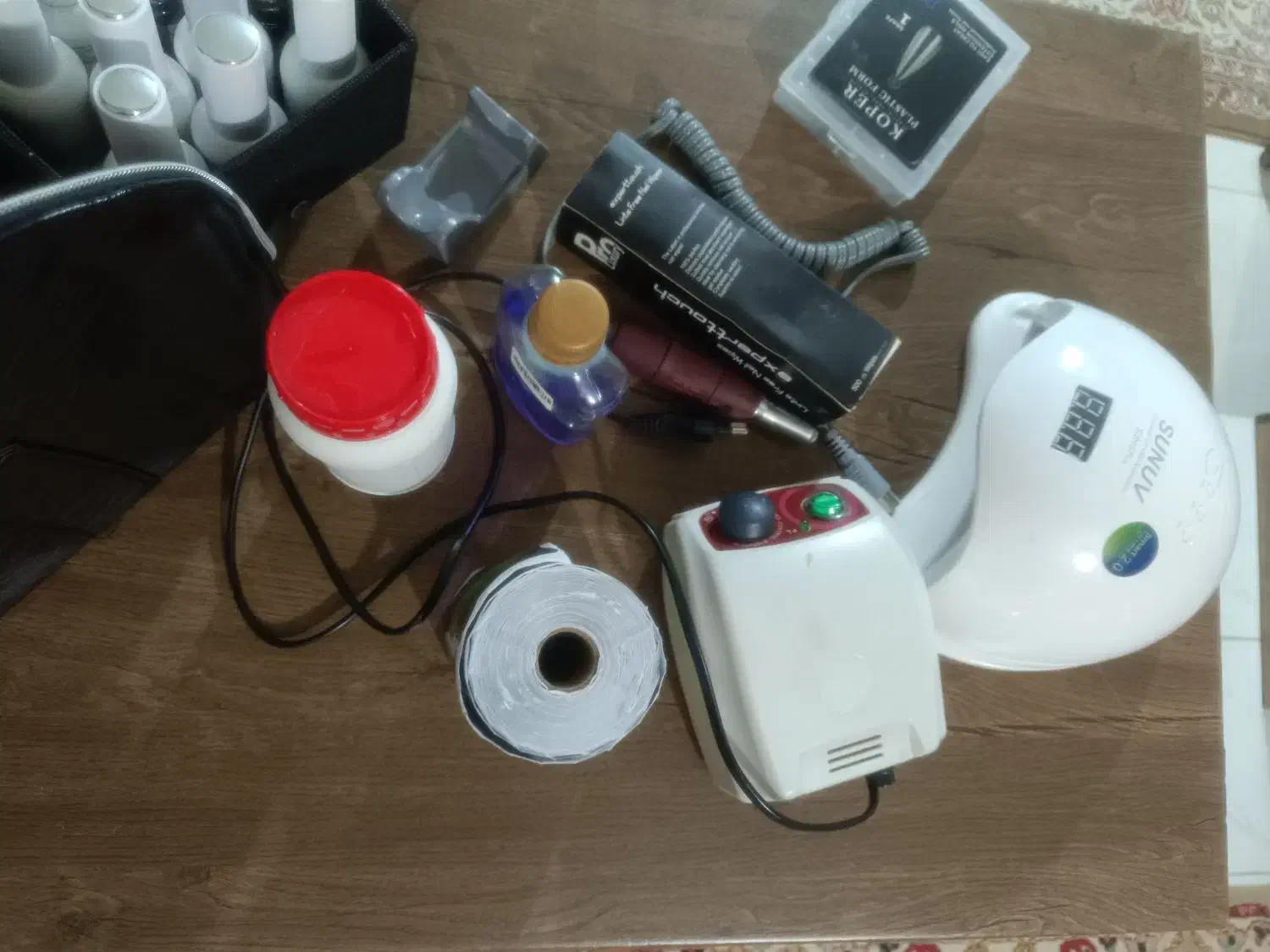 پکیج کامل ابزار کاشت ناخن تمیز و سالم|آرایشگاه و سالنهای زیبایی|محمدیه-قزوین, |دیوار