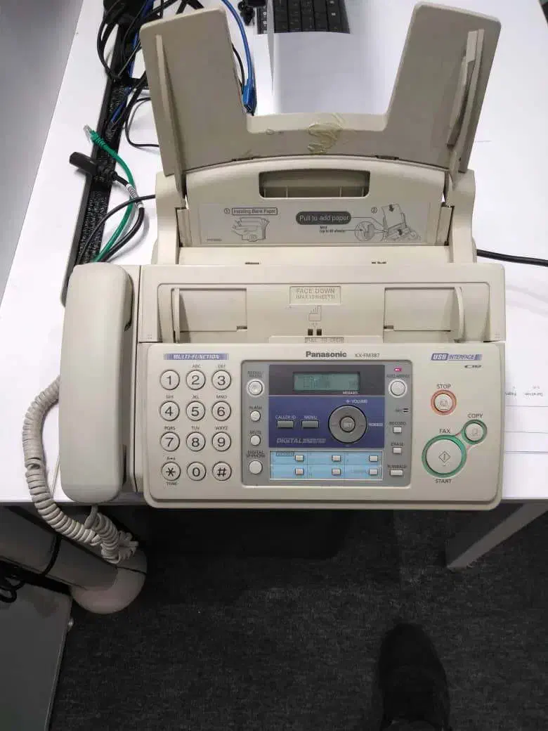 دستگاه فکس پاناسونیک KX-FM387CX|پرینتر، اسکنر، کپی، فکس|تهران, نظامی گنجوی (توانیر)|دیوار