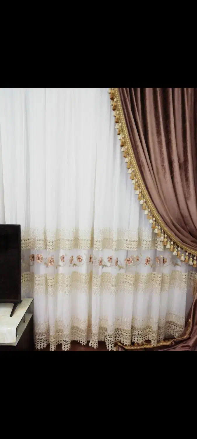 پرده کتان|پرده، رانر، رومیزی|خمین, |دیوار