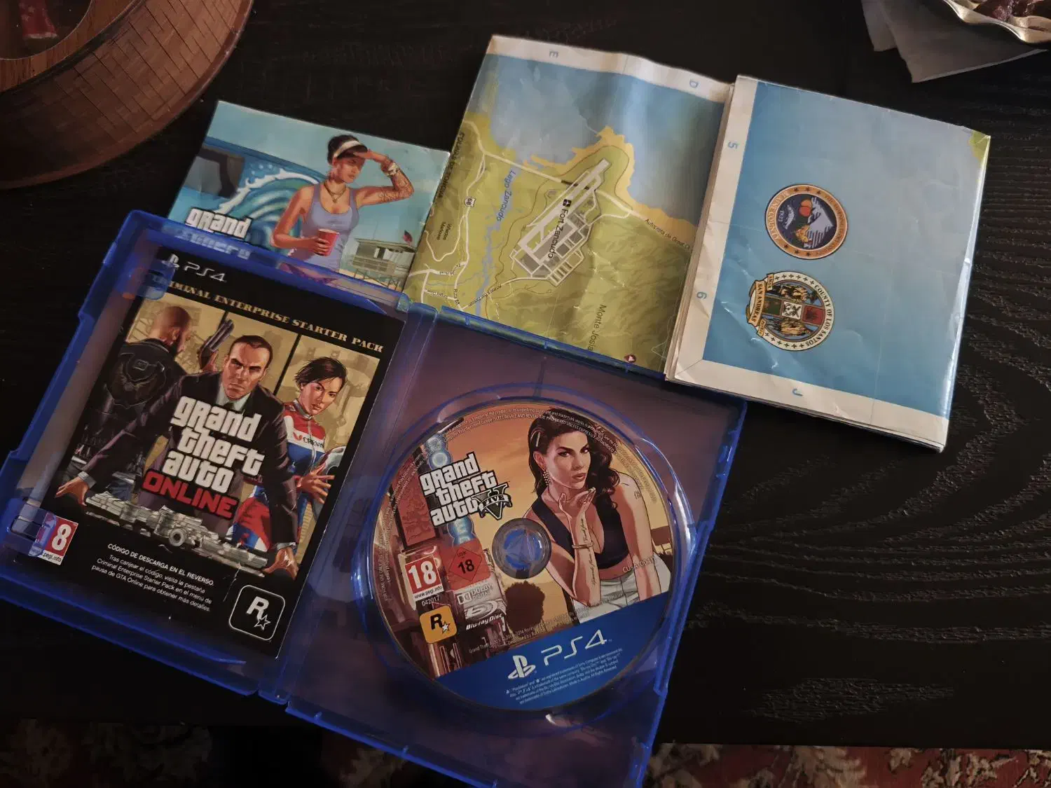 GTA V Premium Edition Ps4|کنسول، بازی ویدئویی و آنلاین|رشت, معلم|دیوار