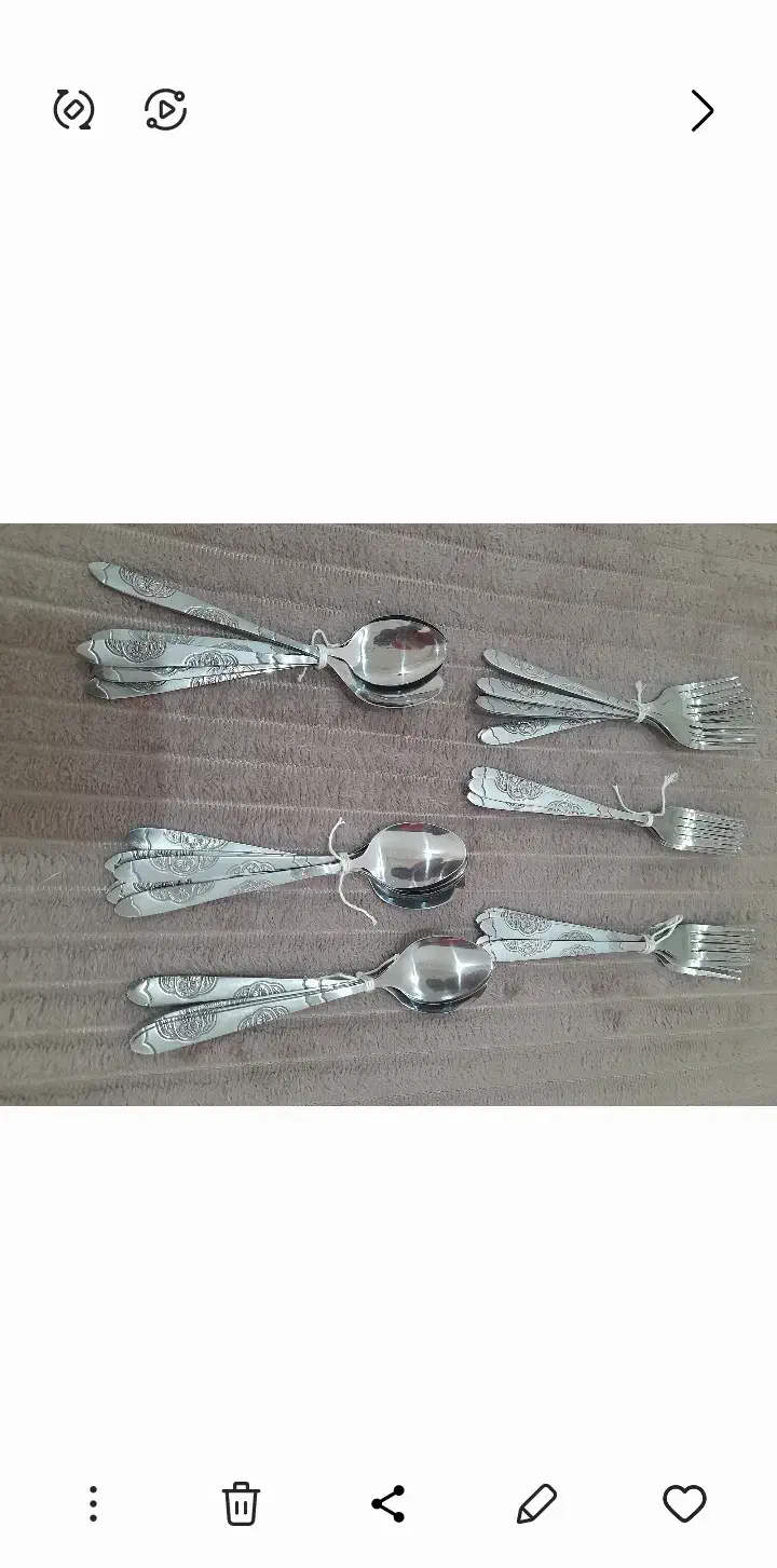 قاشق چنگال درحد برای ۳۰نفر مهمون بفروش میرسد|ظروف سرو و پذیرایی|خوی, |دیوار