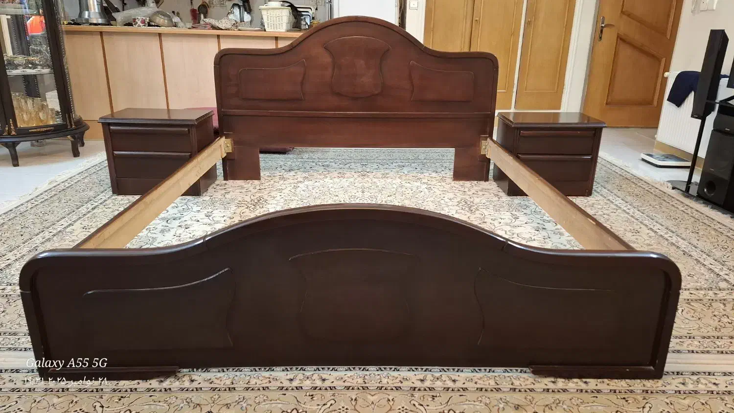 سرویس تخت خواب کامل، درب چوبی،تابلو ترمه|تخت و سرویس خواب|اصفهان, ملکشهر|دیوار