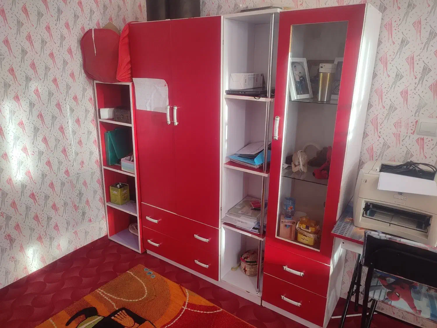 کمد کودک|جاکفشی، کمد، دراور|خرمدره, |دیوار