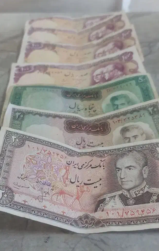 اسکناس قدیمی|کلکسیون سکه، تمبر، اسکناس|مشگین شهر, |دیوار