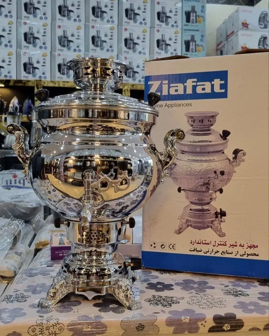 سماور 10 لیتری ورق ضخیم|سماور، چای‌ساز، قهوه‌ساز|قرچک, زیبا شهر|دیوار