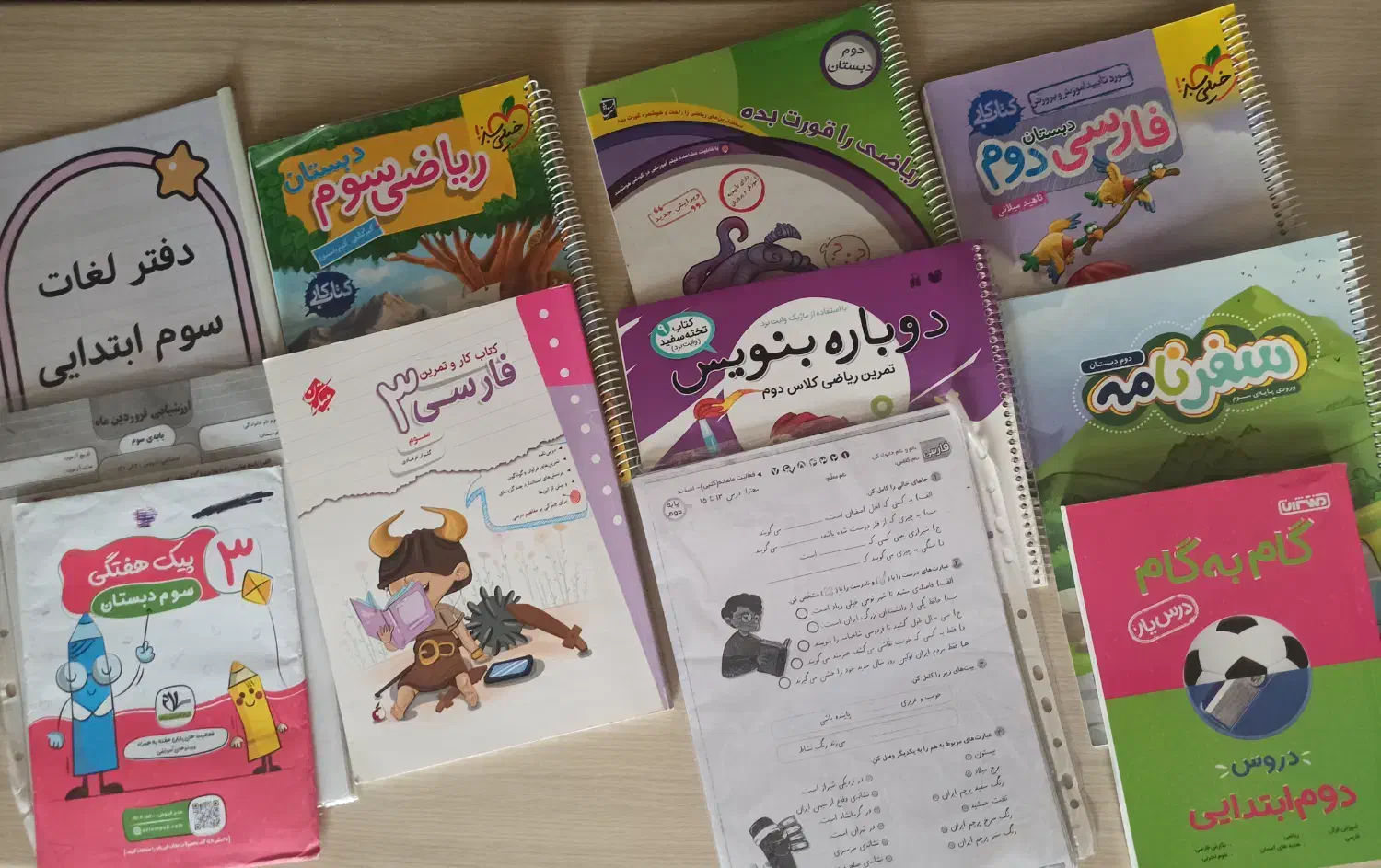 کتاب کار|کتاب و مجله آموزشی|تهران, نیروی هوایی (پیروزی)|دیوار