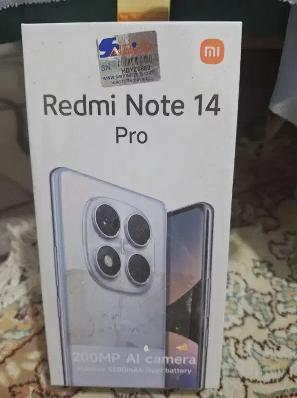 نوت 14 پرو آکبند پلمپ|موبایل|اصفهان, زیار|دیوار