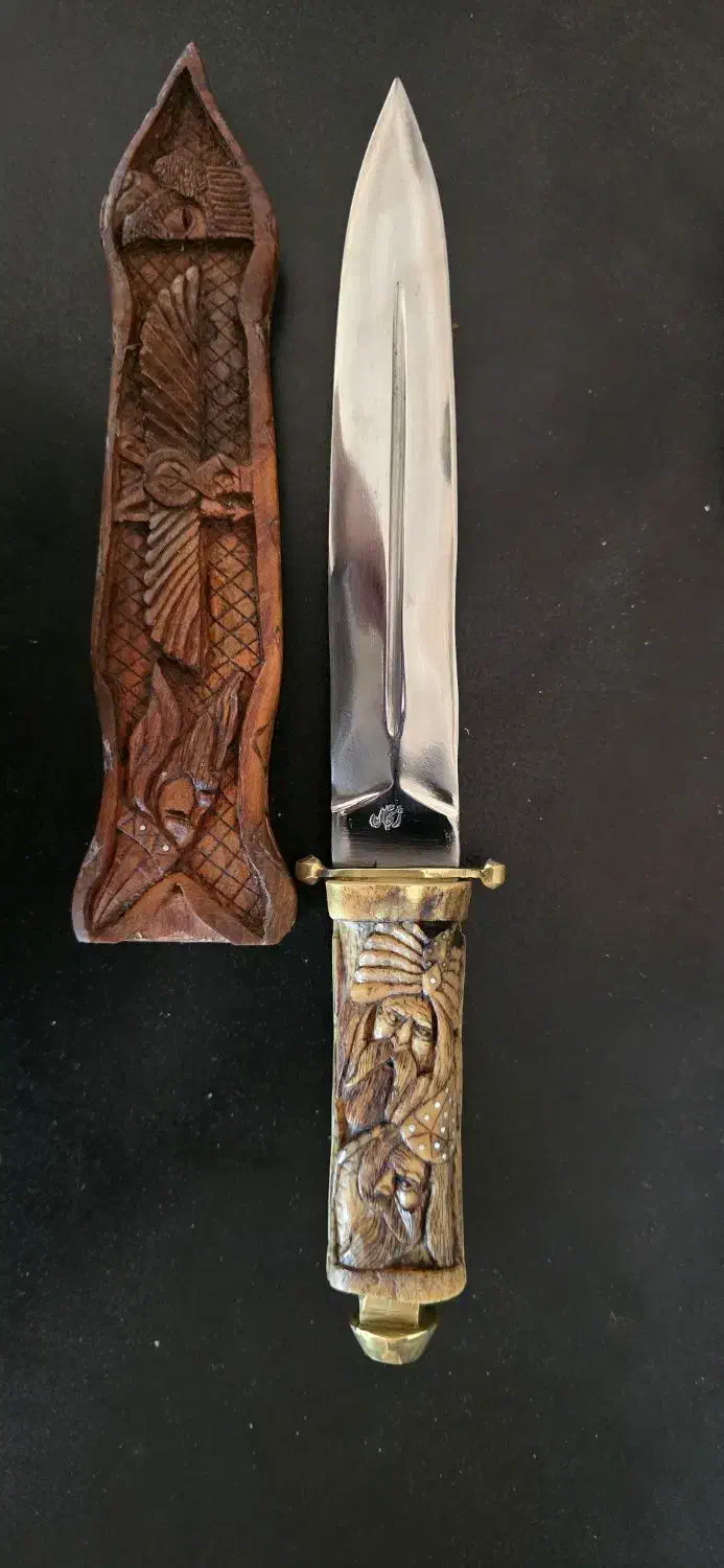 چاقو|کلکسیون اشیاء عتیقه|نقده, |دیوار