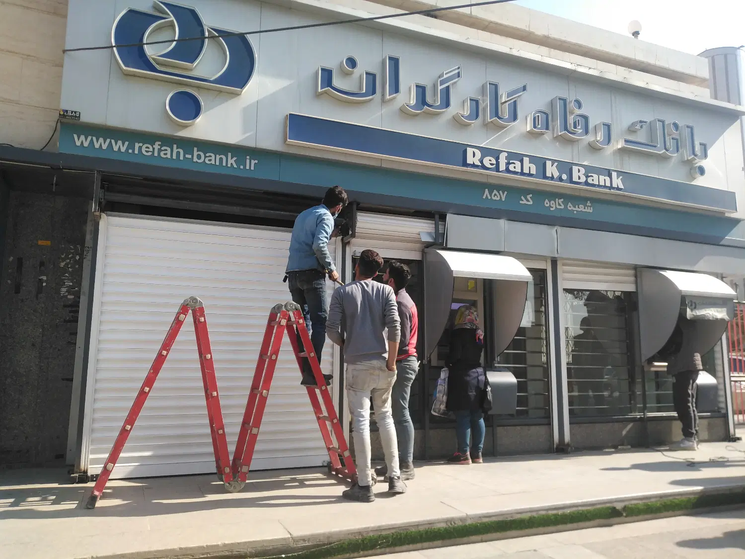 درب کرکره فولادی ضد سرقت طلا فروشی، صرافی، پارکینگ|مصالح و تجهیزات ساختمان|تهران, صادقیه|دیوار