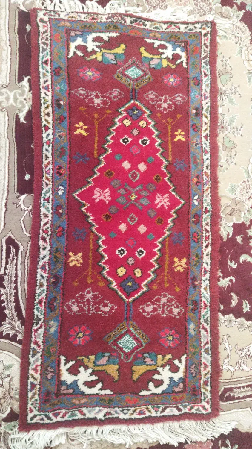 فرش دستباف اندازه 70در1.45|فرش|سراب, |دیوار