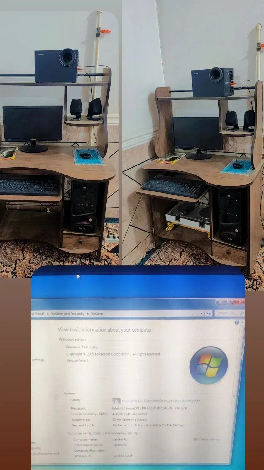 کامپیوتر|رایانه رومیزی|اهواز, سیاحی(سه راه خرمشهر)|دیوار