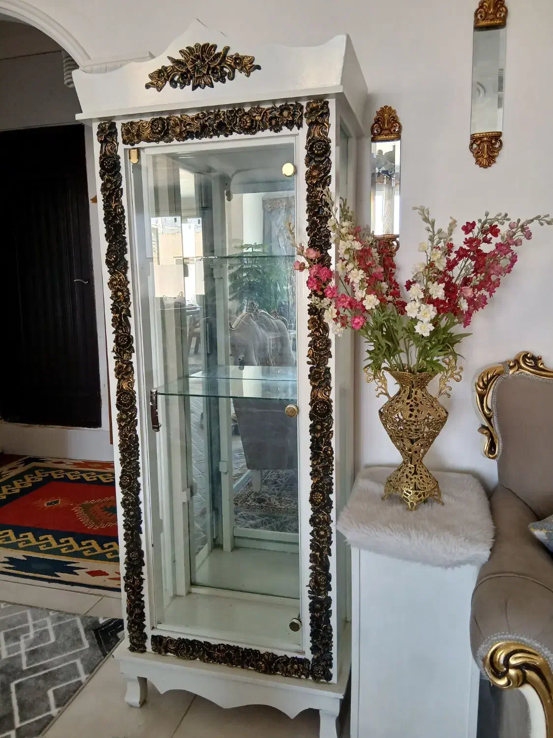 بوفه ی زیبا در حد نو|بوفه، ویترین، کنسول|سرپل ذهاب, |دیوار