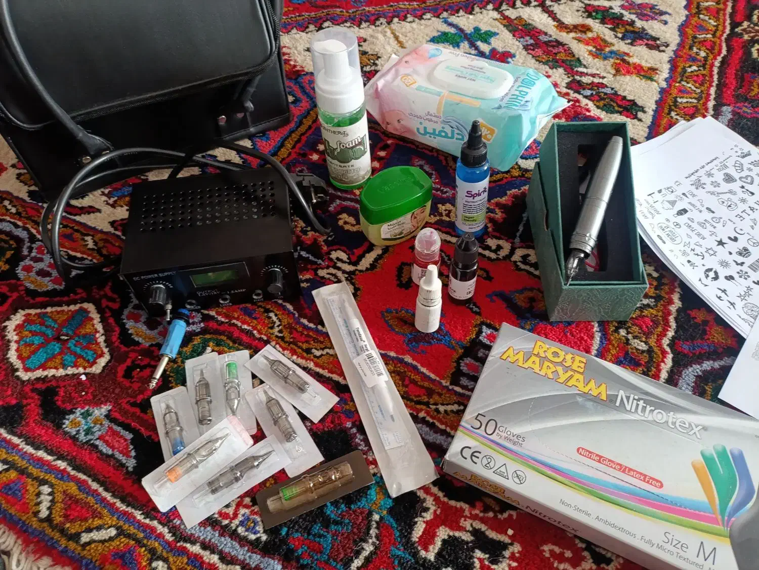 دستگاه تتو و ترانس تتو با ابزارهای کامل|آرایشی، بهداشتی، درمانی|تبریز, |دیوار