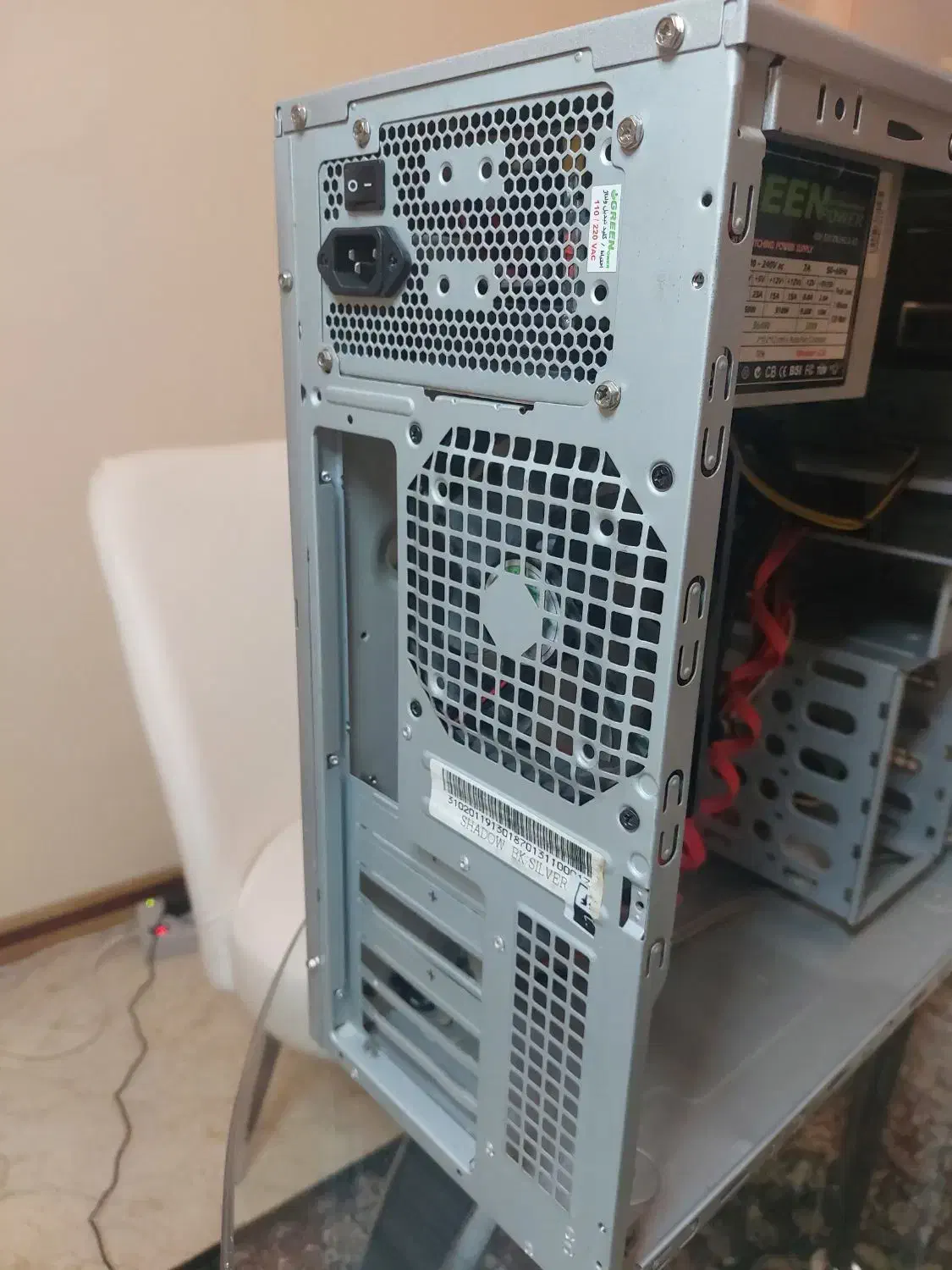 کیس گرین با پاور و دی وی دی رایتر|رایانه رومیزی|تهران, فاطمی|دیوار