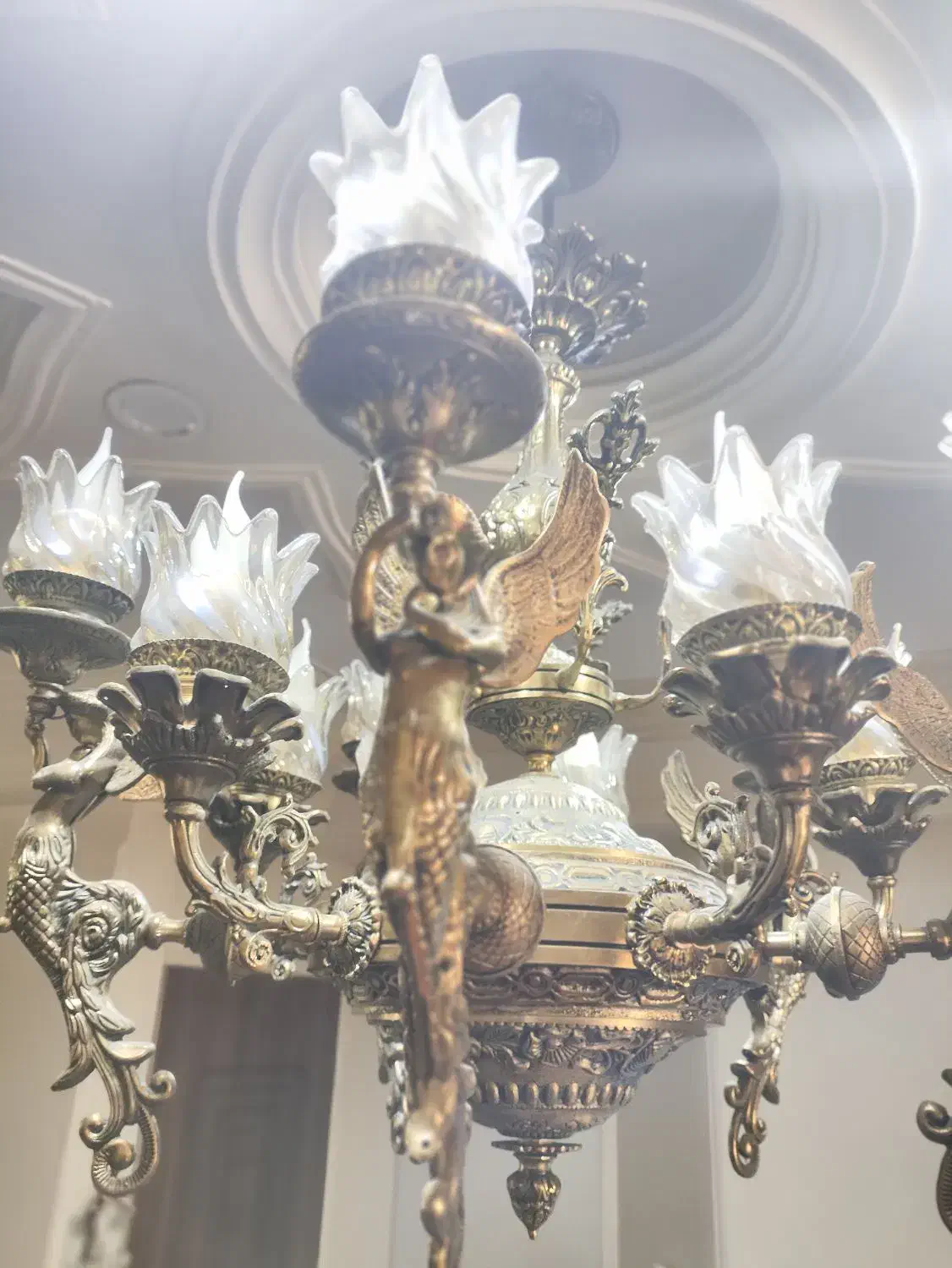 لوستر برنز|لوستر و چراغ آویز|تهران, خانی آباد نو جنوبی|دیوار