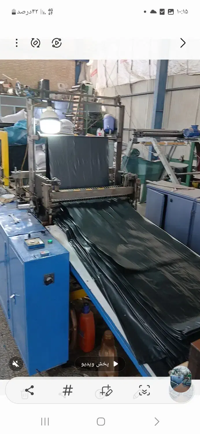 دستگاه تولید پلاستیک(کیسه زباله.نایلون.فریزر)|ماشین‌آلات صنعتی|باقرشهر, |دیوار