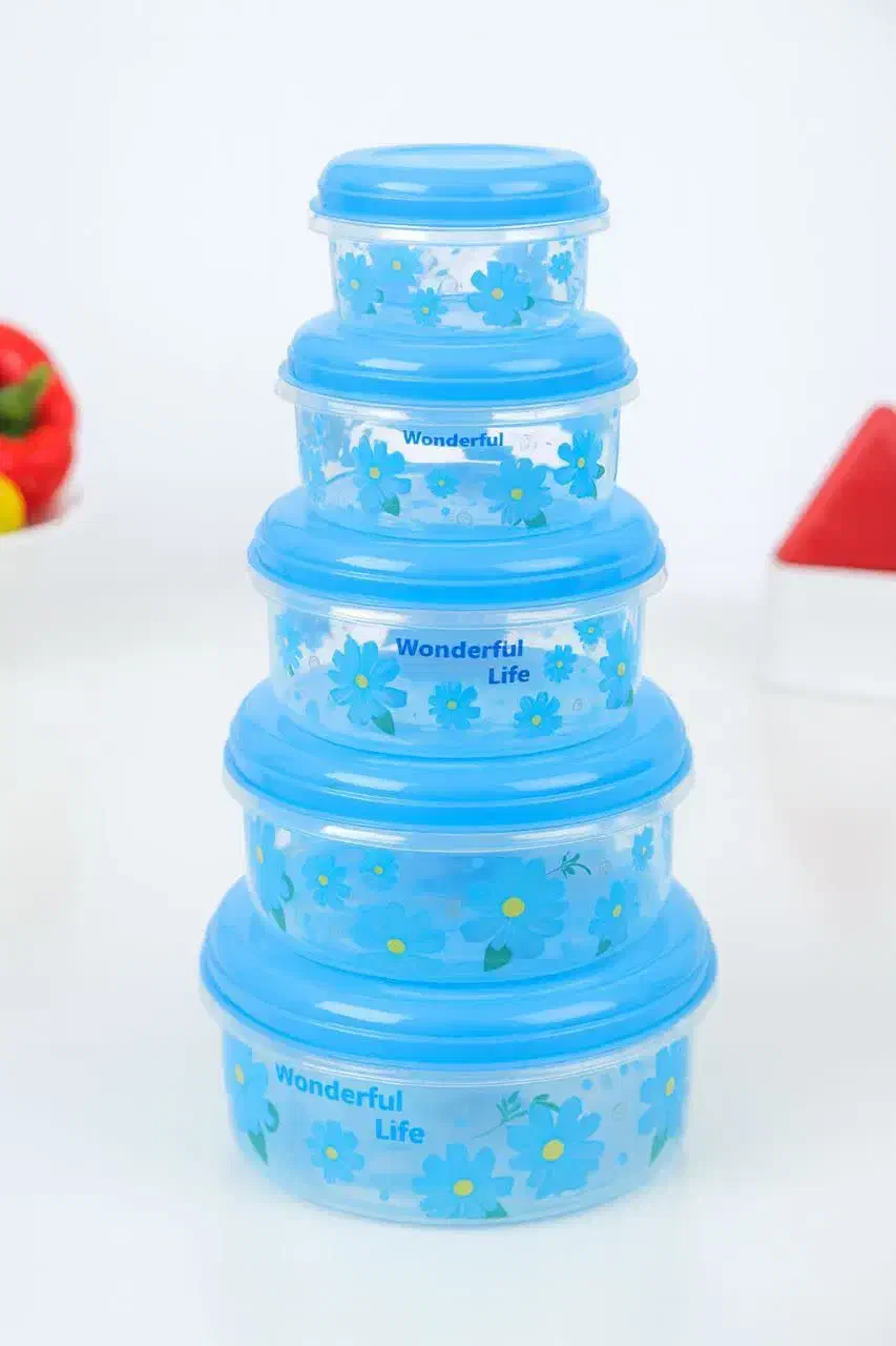 ست ظرف درب‌دار|ظروف نگهدارنده، پلاستیکی، یک‌بارمصرف|خمینی‌شهر, |دیوار