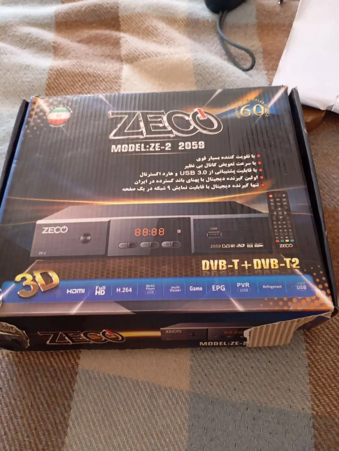 گیرنده دیجیتال زیکو|تلویزیون و پروژکتور|کوهدشت, |دیوار