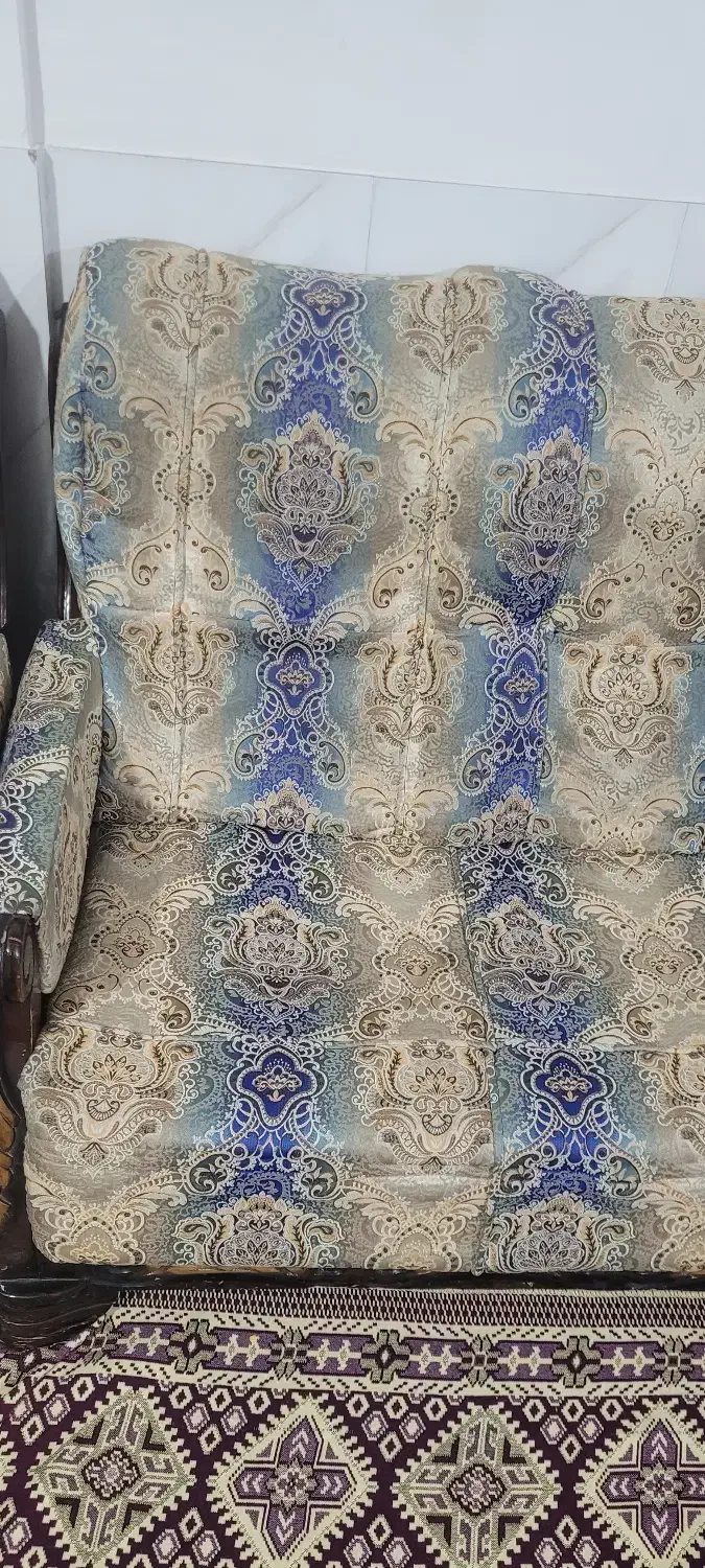 مبل هفت نفره کار کرده|مبلمان خانگی و میز عسلی|قرچک, زیبا شهر|دیوار