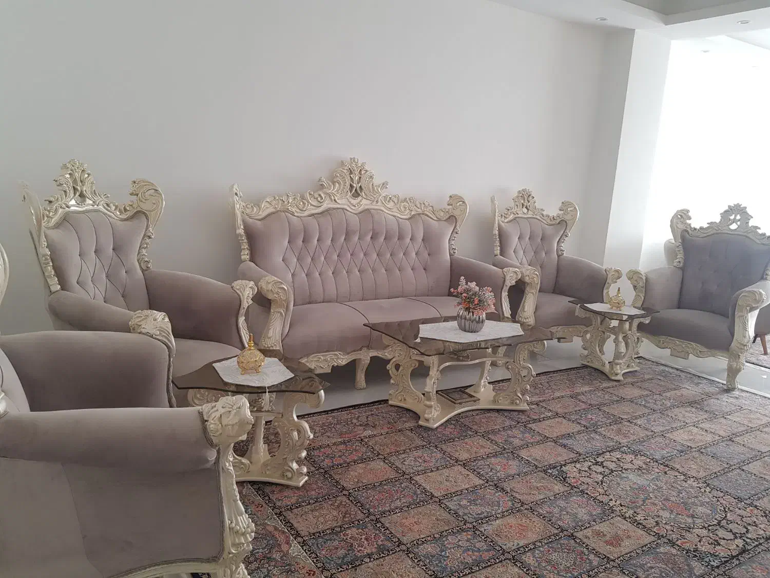 مبل سلطنتی|مبلمان خانگی و میز عسلی|گرگان, |دیوار