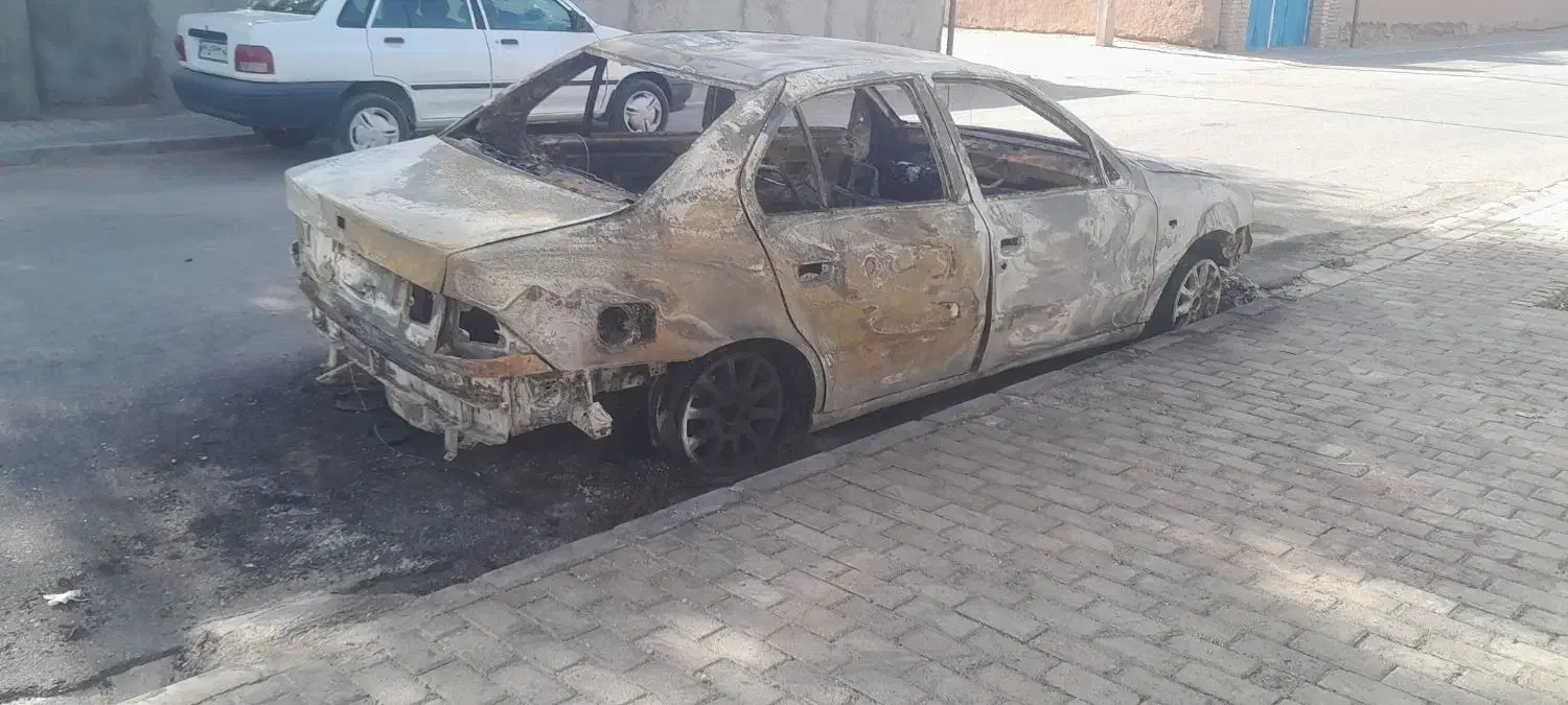 سمند ef7 سوخته|خودرو سواری و وانت|تربت جام, میان جام|دیوار