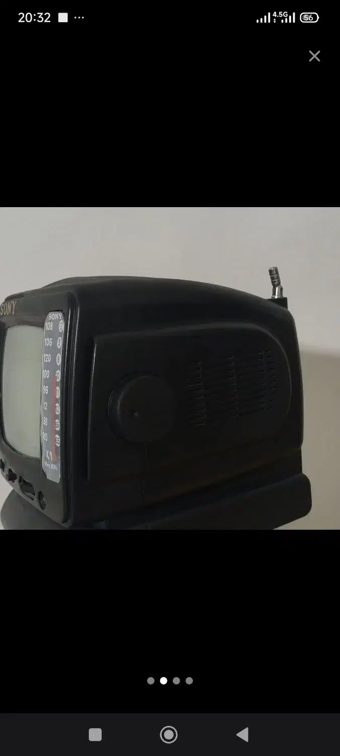 تلوزیون ۵.۵ اینچ سیاه سفید مناسب دکور|تلویزیون و پروژکتور|خرمآباد, |دیوار