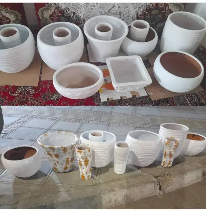 گلدان سفالی|صنایع دستی و سایر لوازم تزئینی|دهلران, |دیوار