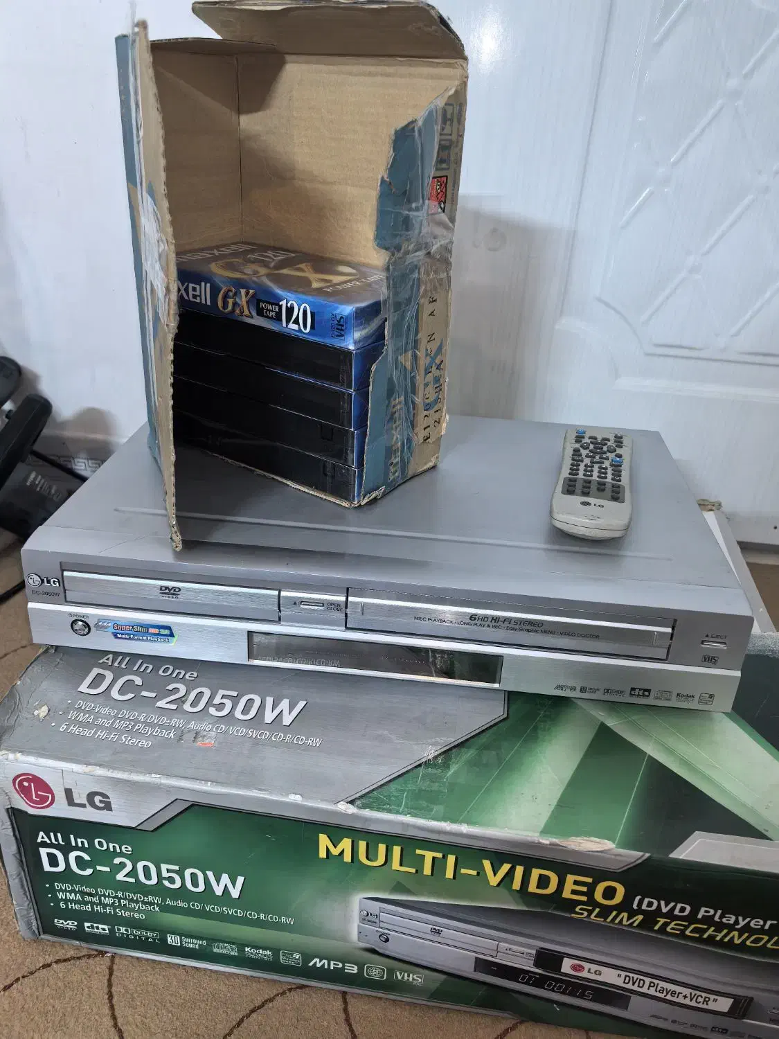 ویدیو VHS الجی دبل|پخش‌کننده DVD و ویدیو|اصفهان, ناصرخسرو|دیوار