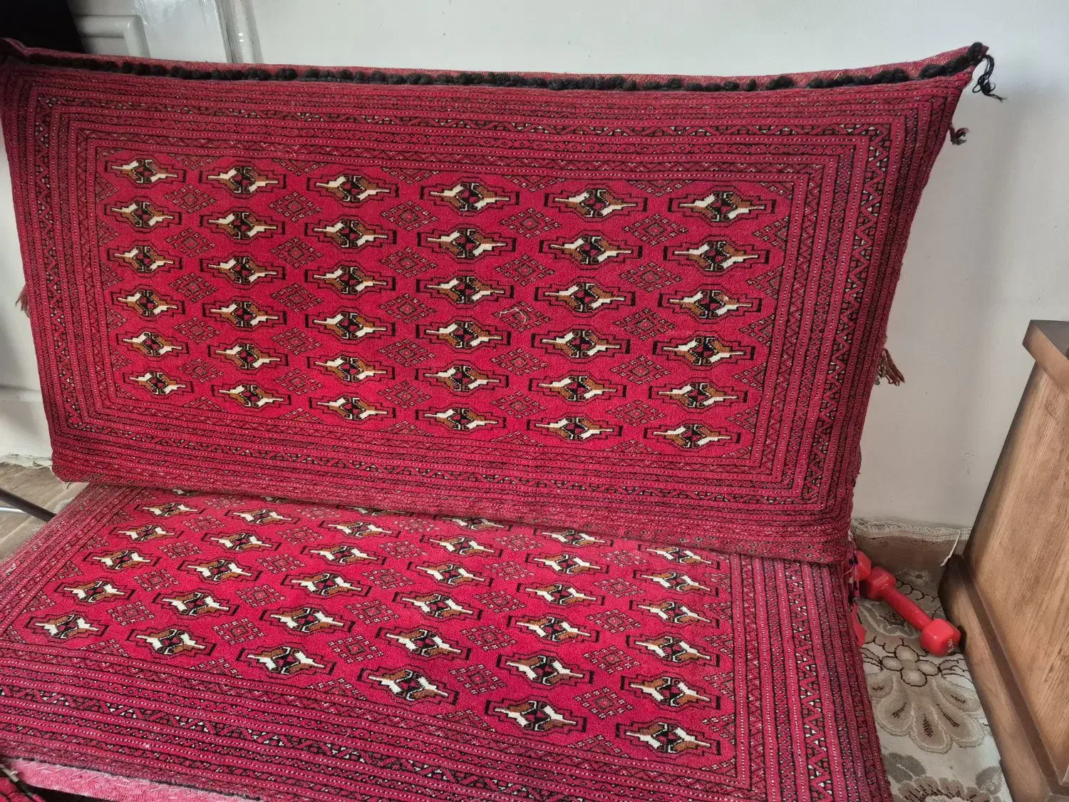 قالیچه دستبافت|پشتی|مشهد, صیاد شیرازی|دیوار