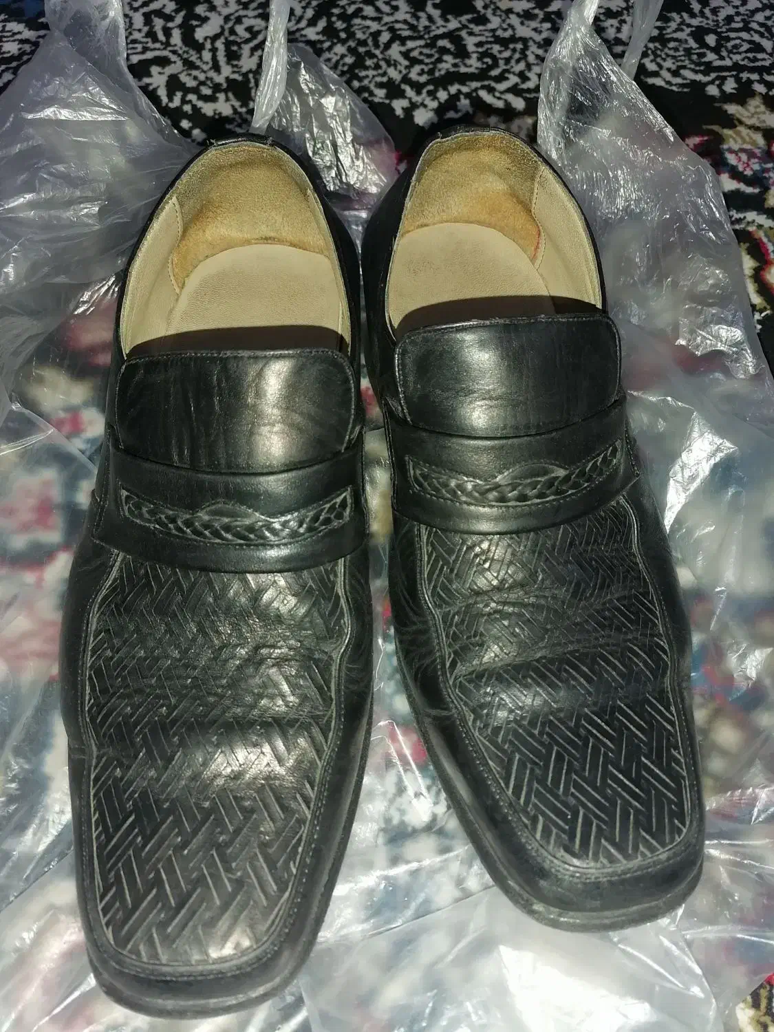 دوتا کفش مردانه سایز۴۰چرم بدون پارگی وزدگی|کیف، کفش، کمربند|ماهدشت, |دیوار