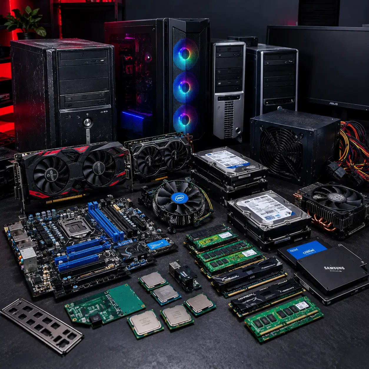 خرید کیس مادربرد cpu ram کارت گرافیک|قطعات و لوازم جانبی رایانه|تهران, حمزهآباد|دیوار