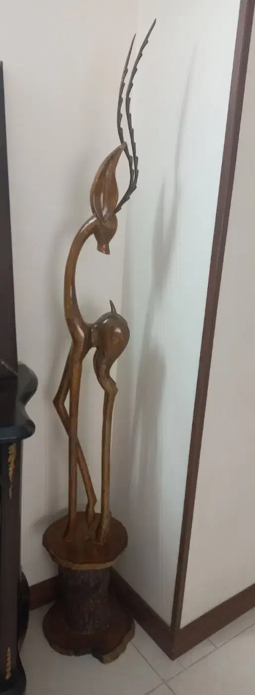 غزال چوبی|مجسمه، تندیس، ماکت|تهران, وردآورد|دیوار