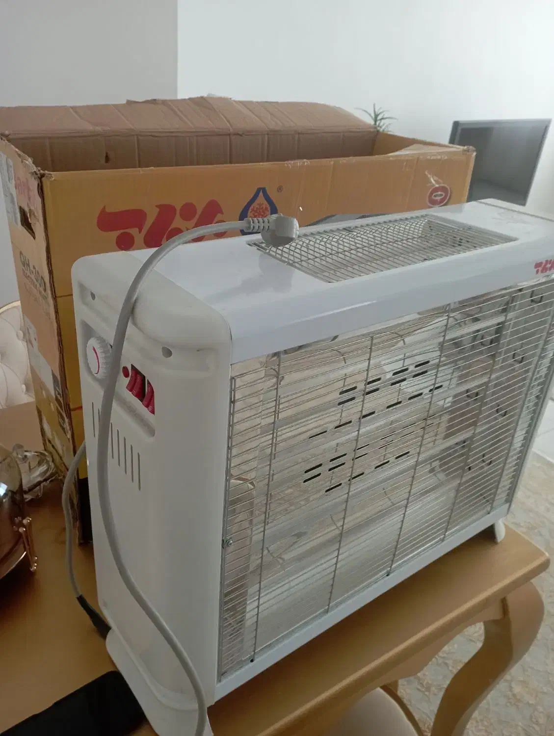 بخاری برقی فن دار برفاب|بخاری، هیتر، شومینه|بوکان, |دیوار