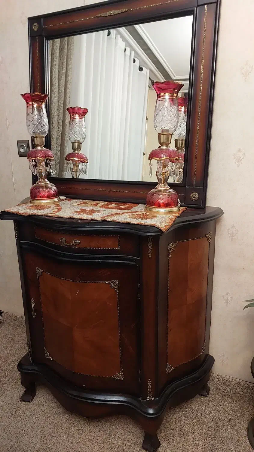 آینه کنسول|بوفه، ویترین، کنسول|فولادشهر, B2|دیوار