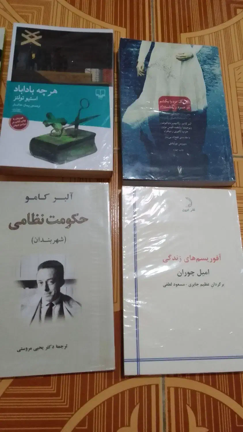 تعدادی کتاب|کتاب و مجله ادبی|رشت, حمیدیان|دیوار