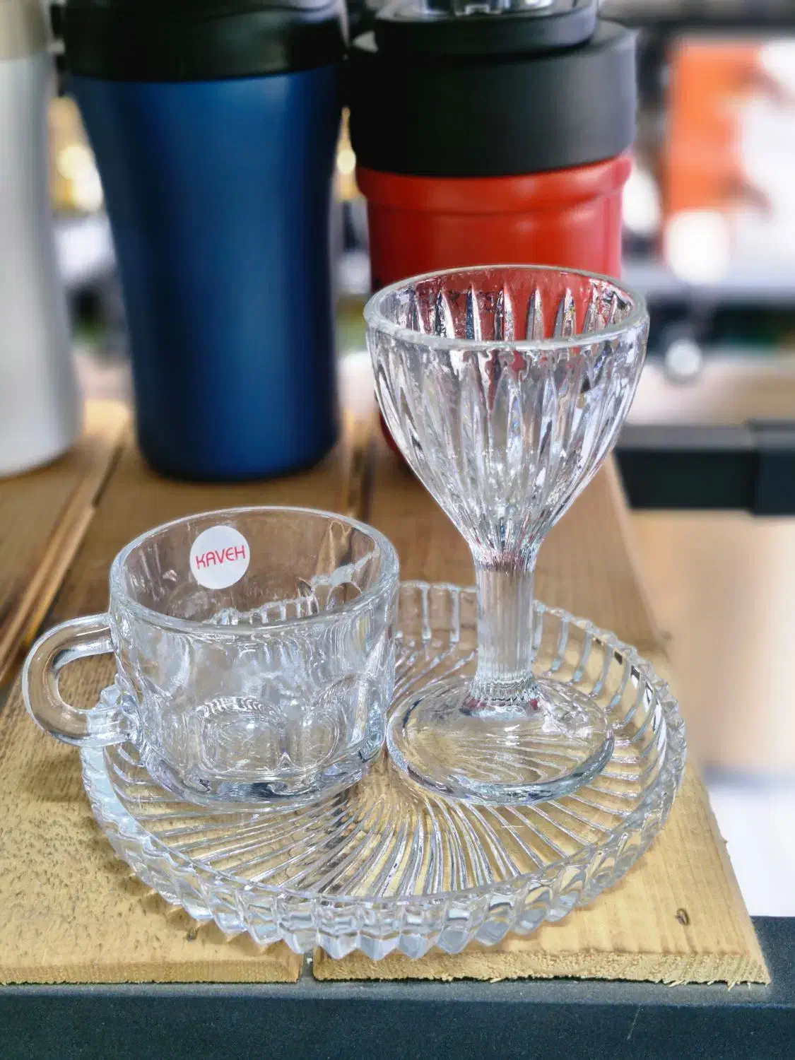 فنجون بلور دسته دار و بدون دسته شات اسپرسو|کافیشاپ و رستوران|مشهد, طلاب|دیوار