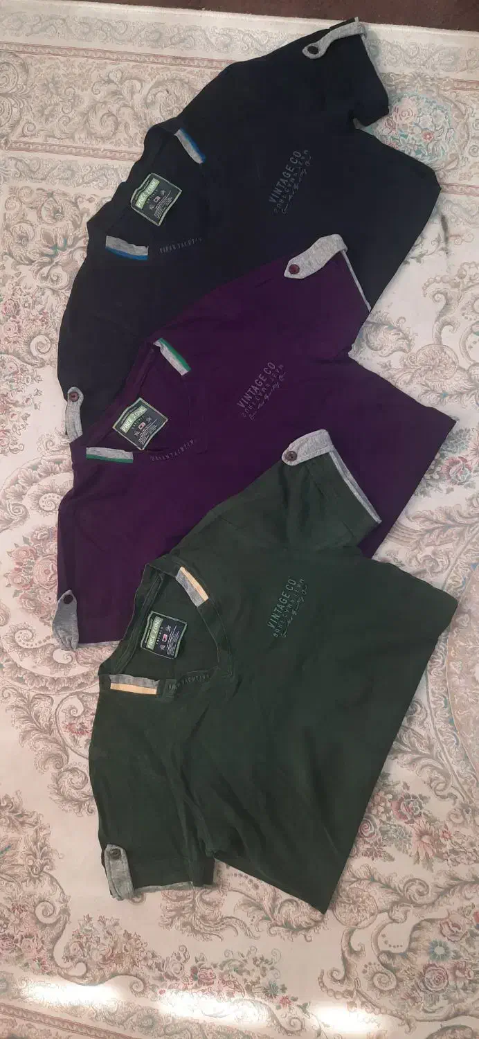 سه عدد تیشرت  سایز متوسط پسرونه|لباس|فیروزآباد (فارس), |دیوار