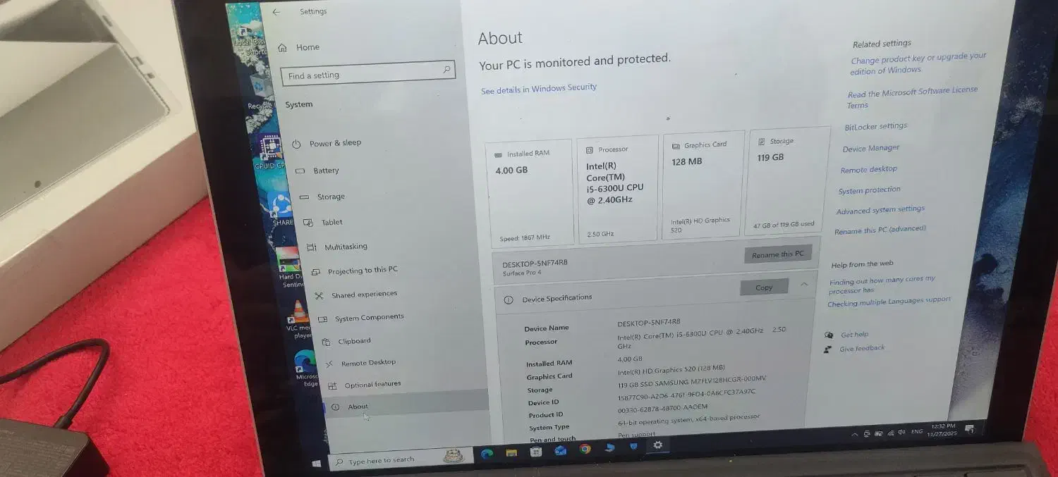 surface pro 4|رایانه همراه|بوکان, |دیوار