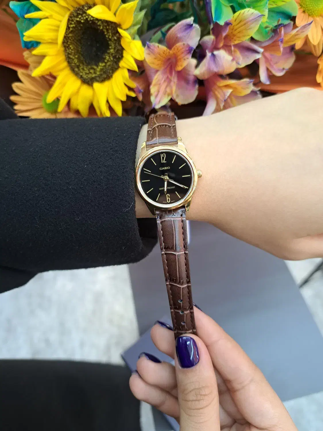 کادو روز زن و روز مادر کاسیو ژاپن بندچرم شیک|ساعت|اصفهان, قائمیه|دیوار