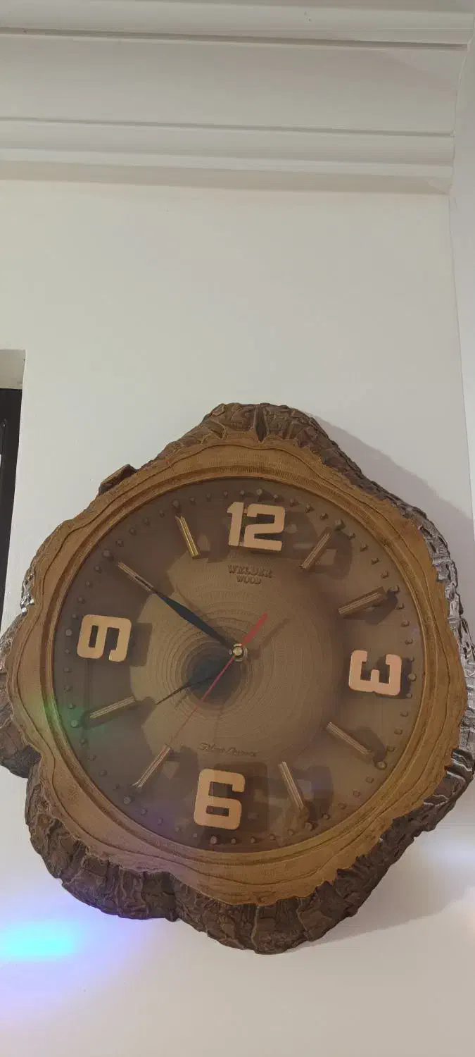 ساعت دیواری چوبی مدل روستیک|ساعت دیواری و تزئینی|رشت, یخسازی|دیوار