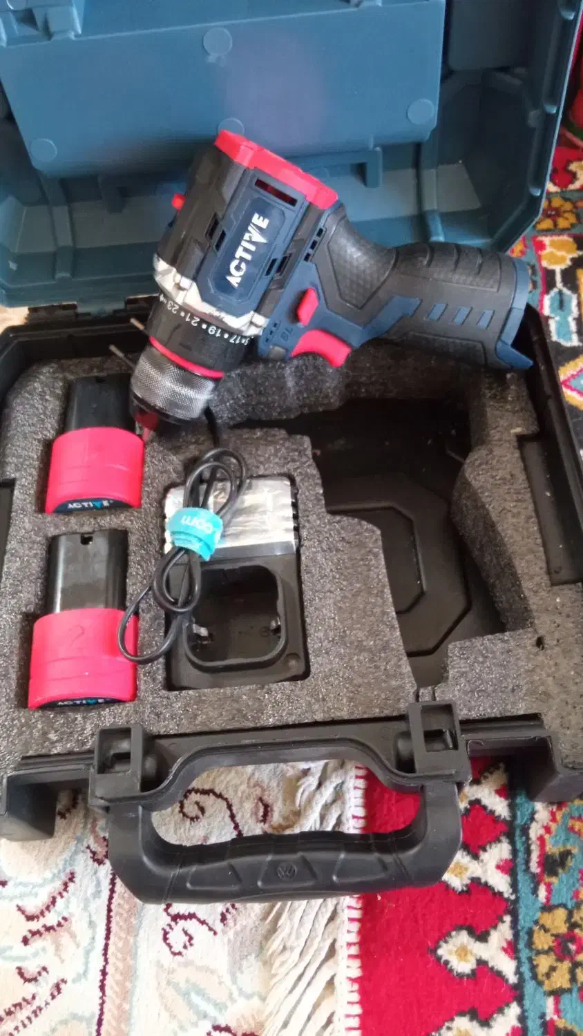 دریل شارژی موتور براسلش اکتیو|ابزارآلات|نورآباد, |دیوار