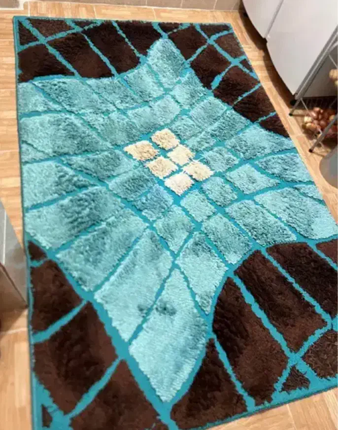 گلیم فرش آبی|گلیم، جاجیم، گبه|بانه, |دیوار