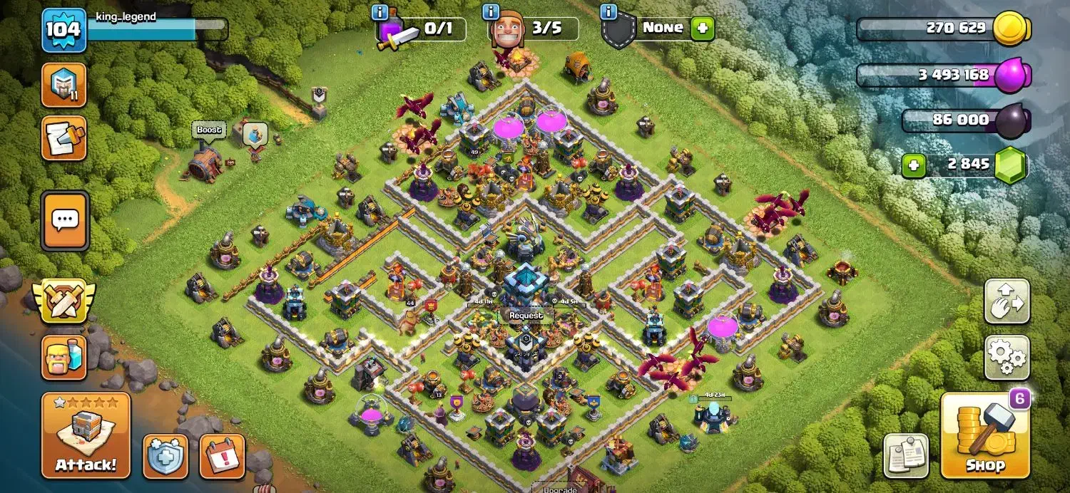 کلش اف کلنز|کنسول، بازی ویدئویی و آنلاین|اصفهان, خلجا|دیوار