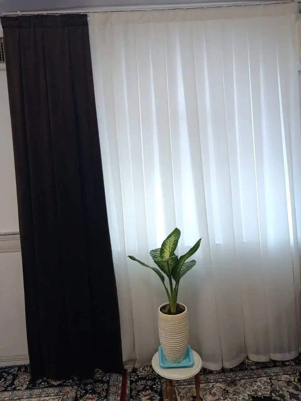 پرده|پرده، رانر، رومیزی|قم, مهر آباد|دیوار