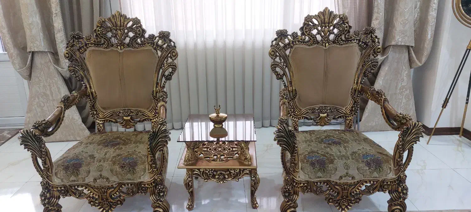 مبل سلطنتی|مبلمان خانگی و میز عسلی|اسلام‌شهر, شهرک واوان|دیوار